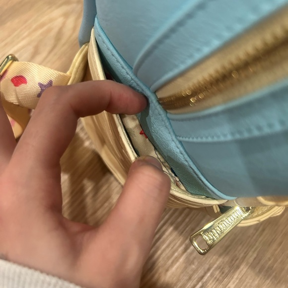 Loungefly Stitch Backpack - Light Blue and Cream - Picture 6 of 9